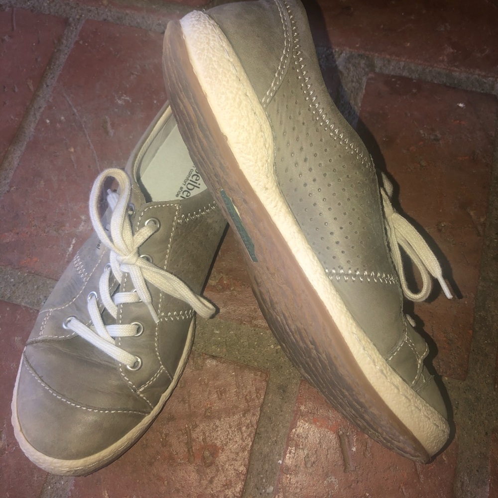 Josef Seibel Casiano sneakers grey leather 38 - Picture 3 of 8